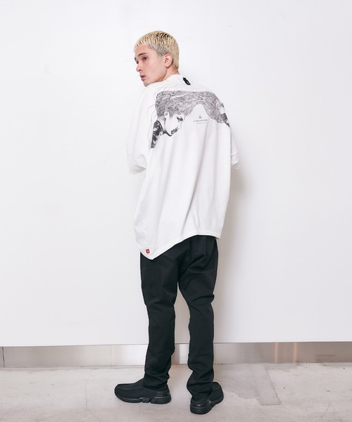 VIRGOwearworks ×Luchiya Drawing DOLMAN SLEEVES（Tシャツ/カットソー