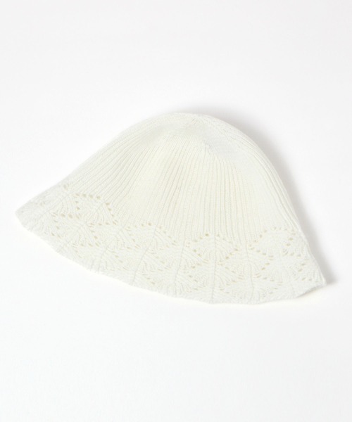 3.3 Field Trip (3.3フィールドトリップ)の「【UNISEX】3.3 Field Trip/カギアミニットバケハ 2906624(ハット・レディース・ホワイト/ブラック・FREE)」の19枚目の写真