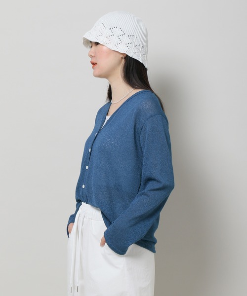 3.3 Field Trip (3.3フィールドトリップ)の「【UNISEX】3.3 Field Trip/カギアミニットバケハ 2906624(ハット・レディース・ホワイト/ブラック・FREE)」の11枚目の写真