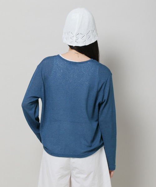 3.3 Field Trip (3.3フィールドトリップ)の「【UNISEX】3.3 Field Trip/カギアミニットバケハ 2906624(ハット・レディース・ホワイト/ブラック・FREE)」の12枚目の写真