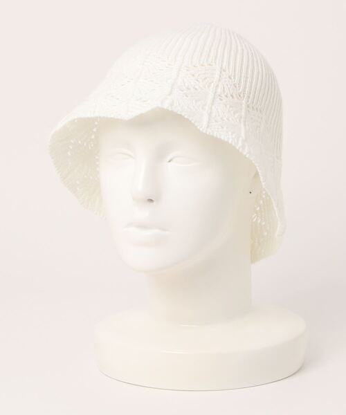 3.3 Field Trip (3.3フィールドトリップ)の「【UNISEX】3.3 Field Trip/カギアミニットバケハ 2906624(ハット・レディース・ホワイト/ブラック・FREE)」の17枚目の写真