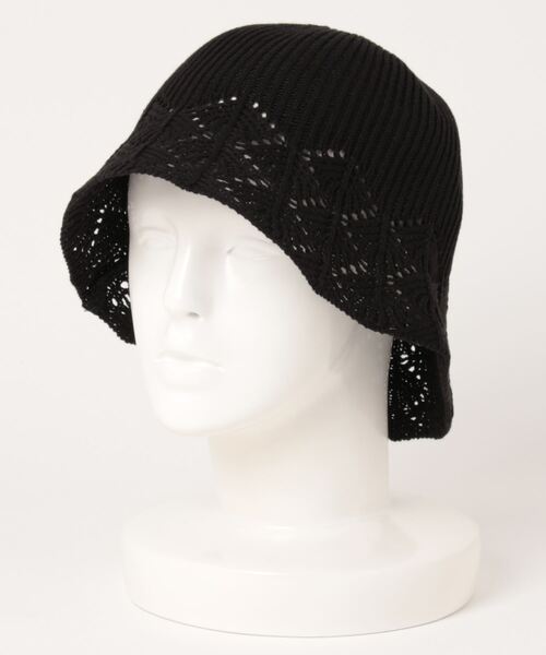 3.3 Field Trip (3.3フィールドトリップ)の「【UNISEX】3.3 Field Trip/カギアミニットバケハ 2906624(ハット・レディース・ホワイト/ブラック・FREE)」の16枚目の写真