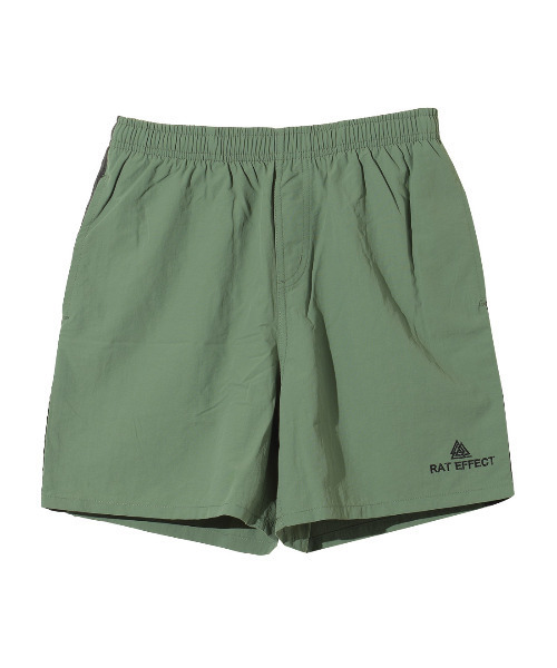パンツ rats RELAX SHORTS RATS - LEAF COTTON SHORTS - BLACK / ショートパンツ / 24'RP