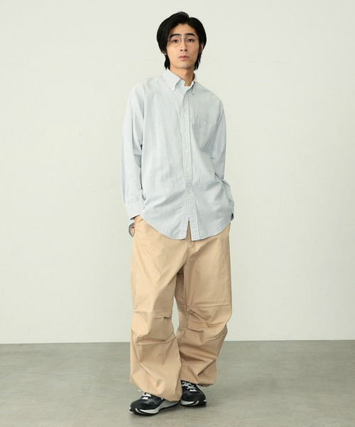 EDWIN（エドウィン）の「EDWIN エドウィン STEPMARK ワイドストレート ミリタリー カーゴパンツ（カーゴパンツ・メンズ・ブラウン/ベージュ/アイボリー/ブラック・SMALL/MEDIUM/LARGE/X-LARGE）」の22枚目の写真