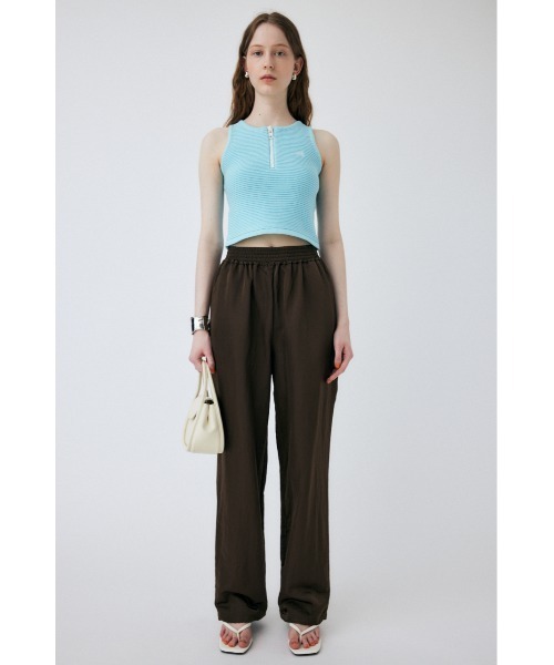 MOUSSY（マウジー）の「ZIP UP KNIT タンクトップ（タンクトップ・レディース・ライトブルー/レッド/ブラック/アイボリー・FREE）」の16枚目の写真