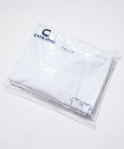 CAHLUMN（カウラム）の「CAHLUMN/カウラム 2-Pack Reversible Tee/2パック リバーシブルTシャツ（Tシャツ/カットソー・メンズ・ネイビー/ホワイト/ライトグレー・SMALL/MEDIUM/LARGE/X-LARGE/XX-LARGE）」の7枚目の写真