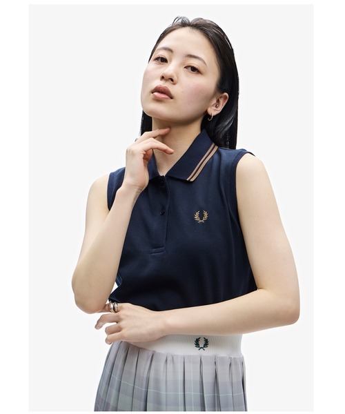 FRED PERRY（フレッドペリー）の「Sleeveless Pique Shirt（ポロシャツ