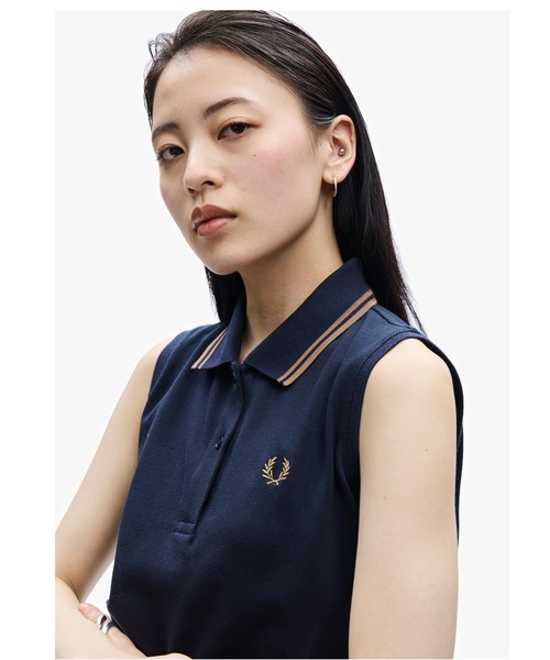 FRED PERRY（フレッドペリー）の「Sleeveless Pique Shirt（ポロシャツ