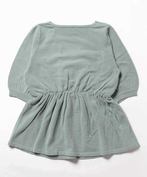 AZUL HOME（アズールホーム）の「【AZUL HOME】WHIP NIGHT CACHECOEUR KNIT/ホイップナイトカシュクールニット（ニット/セーター・レディース・ホワイト/ブルー・FREE）」の3枚目の写真