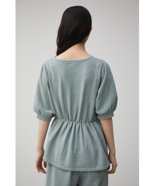AZUL HOME（アズールホーム）の「【AZUL HOME】WHIP NIGHT CACHECOEUR KNIT/ホイップナイトカシュクールニット（ニット/セーター・レディース・ホワイト/ブルー・FREE）」の10枚目の写真