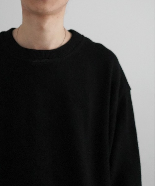 O(オー)の「reverve LONG SLEEVE PULLOVER(ニット/セーター・メンズ・ブラック・F)」の4枚目の写真
