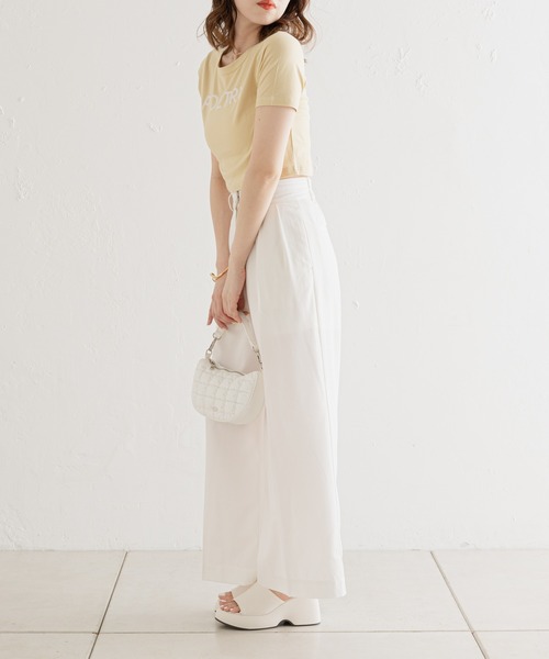 セール】ダブルタックスラックスパンツ（スラックス）｜Chico（チコ