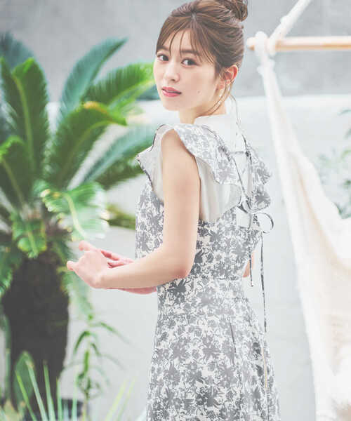 PROPORTION BODY DRESSING（プロポーションボディドレッシング）の「＜Ｅ＞ビスチェセットアップ / 1213247600（ワンピース・レディース・グレー/ブラック/ベージュ系その他・SMALL/MEDIUM）」の14枚目の写真