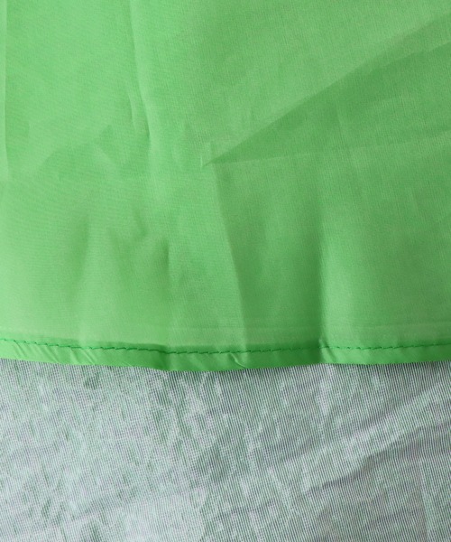 BLUEEAST（ブルーイースト）の「フクレジャガードボリュームフレアスカート（スカート・レディース・ブラック/アイボリー/グリーン・MEDIUM）」の12枚目の写真