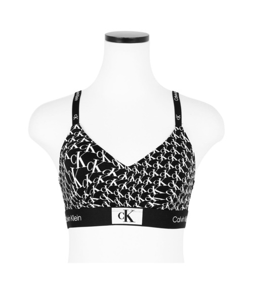 Calvin Klein（カルバン・クライン）の「Calvin Klein カルバンクライン Calvin Klein 1996 LIGHTLY LINED BRALETTE レディース ブラ（ブラジャー・レディース・その他1/その他2/グレー/ブラック/ブラック系その他/その他3・X-SMALL/SMALL/MEDIUM/LARGE）」の3枚目の写真