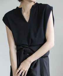 select MOCA | ワッフルフレンチスリーブトップス(Tシャツ/カットソー)