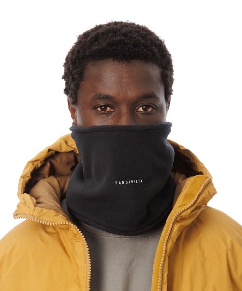Sandinista（サンディニスタ）の「POLARTEC(R) 200 Fleece Neck Warmer / ポーラテック200フリースネックウォーマー（ネックウォーマー/スヌード・メンズ・ブラック・FREE）」の3枚目の写真