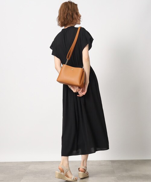 grove（グローブ）の「◆人間工学あおりチェーンショルダー（ショルダーバッグ・レディース・ライトグレー/グレー/ダークオレンジ/アイボリー・00）」の16枚目の写真