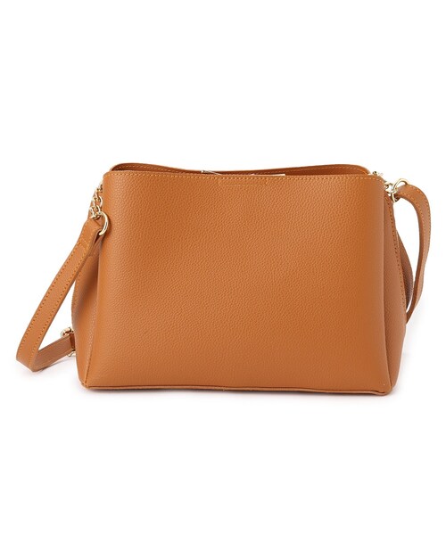 grove（グローブ）の「◆人間工学あおりチェーンショルダー（ショルダーバッグ・レディース・ライトグレー/グレー/ダークオレンジ/アイボリー・00）」の19枚目の写真