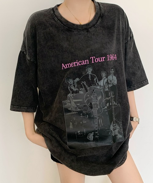 オーバーサイズロゴTシャツ