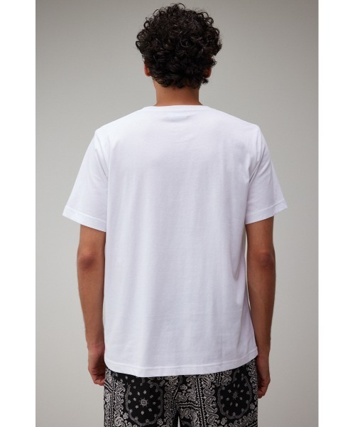 AZUL by moussy(アズールバイマウジー)の「BOX LOGO MESSAGE Tシャツ/ボックスロゴメッセージT(Tシャツ/カットソー・メンズ・ライトベージュ/ブラック/ホワイト・LARGE/SMALL/MEDIUM)」の11枚目の写真