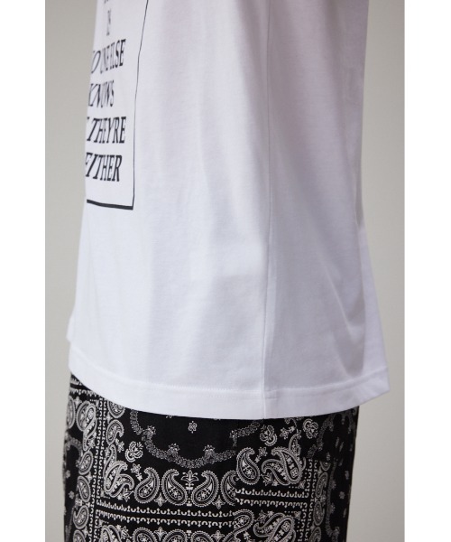 セール】BOX LOGO MESSAGE Tシャツ/ボックスロゴメッセージT（T