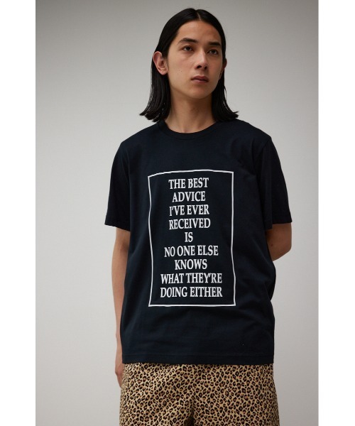 セール】BOX LOGO MESSAGE Tシャツ/ボックスロゴメッセージT（T