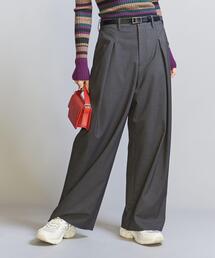 BEAUTY&YOUTH UNITED ARROWS | タック ワイド パンツ(その他パンツ)