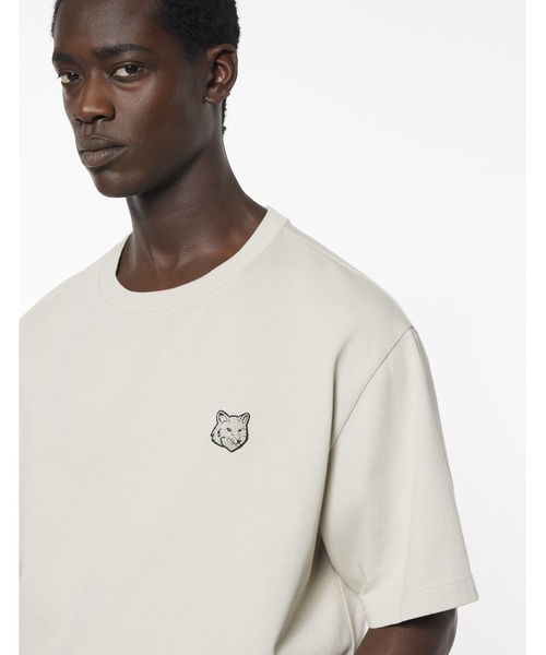 MAISON KITSUNE メゾンキツネ フォックスヘッド ロゴ Tシャツ フォックスヘッド パッチレギュラーTシャツ | Maison Kitsuné