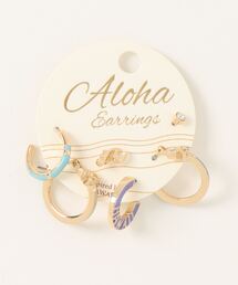 【Kahiko】パームツリーハワイセットピアス