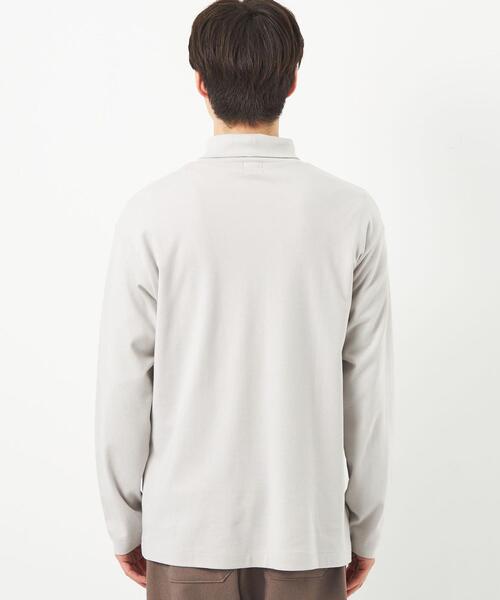 green label relaxing（グリーンレーベルリラクシング）の「OGC スムース タートルネック カットソー（Tシャツ/カットソー・メンズ・マスタード/ブラック/ライトグレー/ホワイト・S/M/L/XL）」の7枚目の写真