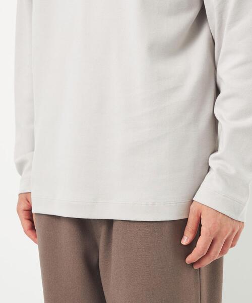 green label relaxing（グリーンレーベルリラクシング）の「OGC スムース タートルネック カットソー（Tシャツ/カットソー・メンズ・マスタード/ブラック/ライトグレー/ホワイト・S/M/L/XL）」の10枚目の写真