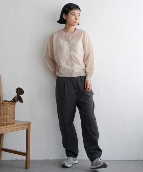 LBC（エルビーシー）の「【選べるセットアップ】デニムシェフパンツ（デニムパンツ・レディース・ダークネイビー/ネイビー/ブルー/ブラック/ドット・M/L）」の18枚目の写真