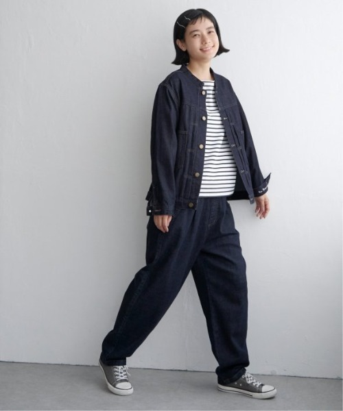 LBC（エルビーシー）の「【選べるセットアップ】デニムシェフパンツ（デニムパンツ・レディース・ダークネイビー/ネイビー/ブルー/ブラック/ドット・M/L）」の13枚目の写真