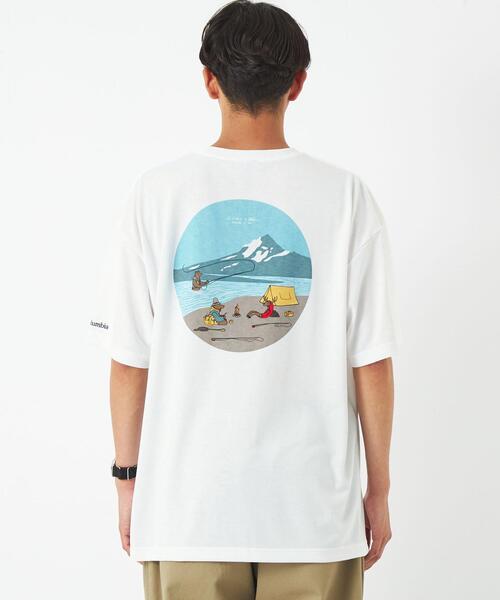 Columbia(コロンビア)の「<Columbia×Jonas Claesson>レイク 半袖 Tシャツ(Tシャツ/カットソー・メンズ・ホワイト・L/M)」の4枚目の写真