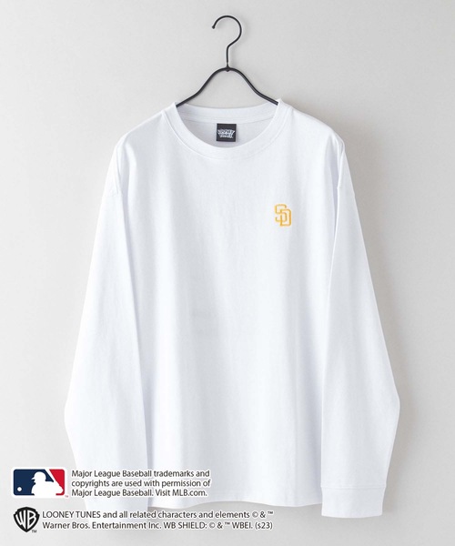 美品】ルーニーテューンズ×MLB、コラボトレーナー、Mサイズ