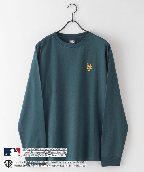 【美品】ルーニーテューンズ×MLB、コラボトレーナー、Mサイズ MLB（メジャーリーグベースボール）の「【LOONEY TUNES×MLB