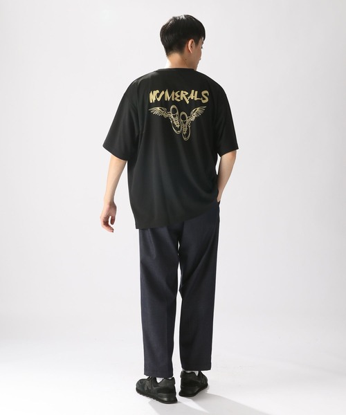 NUMERALS（ヌメラルズ）の「[NUMERALS]ドライアクティブT（Tシャツ/カットソー・メンズ・ブラック/ホワイト・LARGE/MEDIUM）」の6枚目の写真