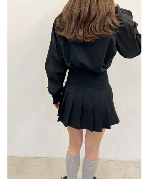 PHILLY(フィリー)の「【PHILLY】くしゅくしゅリボンSETブラウス(シャツ/ブラウス・レディース・ブルー/ホワイト/ブラック・FREE)」の18枚目の写真