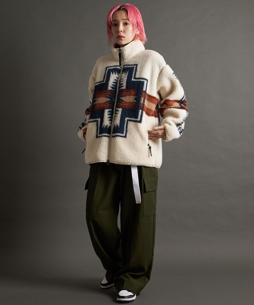PENDLETON（ペンドルトン）の「PENDLETON-Boa Stand Blouson（その他アウター・メンズ・ネイビー/アイボリー/ブラック・M/L）」の15枚目の写真