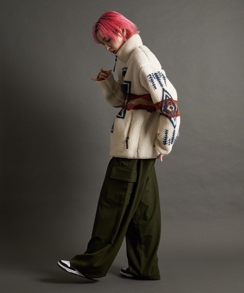 PENDLETON（ペンドルトン）の「PENDLETON-Boa Stand Blouson（その他アウター・メンズ・ネイビー/アイボリー/ブラック・M/L）」の19枚目の写真