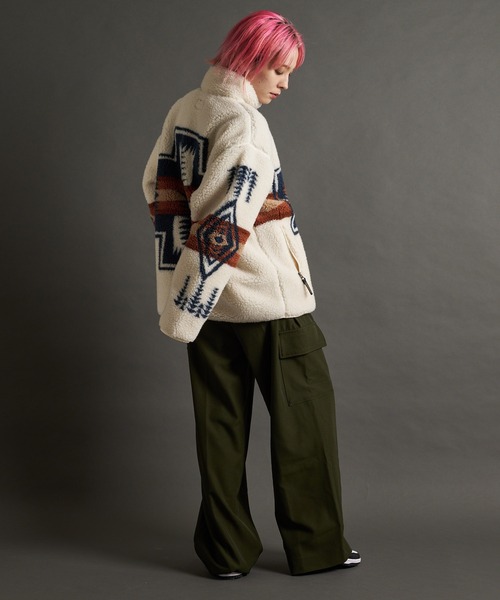 PENDLETON（ペンドルトン）の「PENDLETON-Boa Stand Blouson（その他アウター・メンズ・ネイビー/アイボリー/ブラック・M/L）」の21枚目の写真