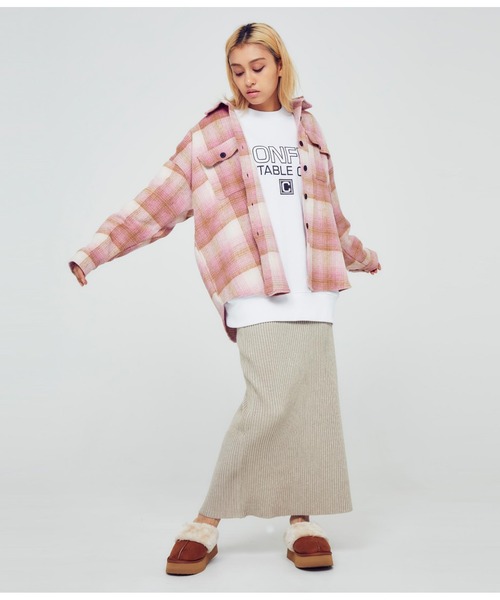 ANAP（アナップ）の「厚底ムートンスリッポン（スリッポン・レディース・ピンク/ダークグレー/ベージュ・M/S/L）」の15枚目の写真