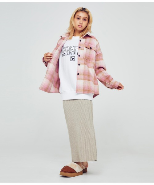 ANAP（アナップ）の「厚底ムートンスリッポン（スリッポン・レディース・ピンク/ダークグレー/ベージュ・M/S/L）」の16枚目の写真