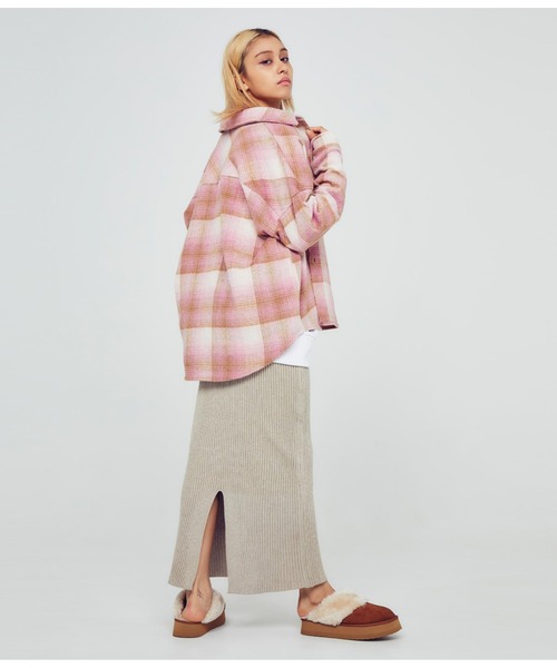 ANAP（アナップ）の「厚底ムートンスリッポン（スリッポン・レディース・ピンク/ダークグレー/ベージュ・M/S/L）」の18枚目の写真