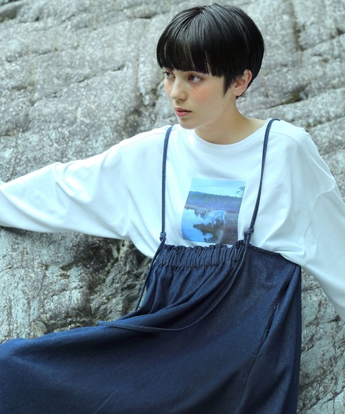 studio CLIP(スタディオクリップ)の「【フォトグラファー かくたみほさんコラボ】フィンランドフォトTシャツ(Tシャツ/カットソー・レディース・その他2/その他1/その他3・FREE)」の6枚目の写真