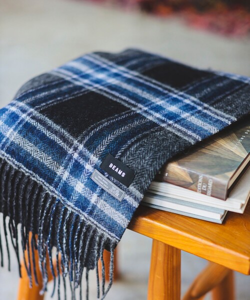 BEAMS（ビームス）の「BEAMS / グラデーション チェック マフラー