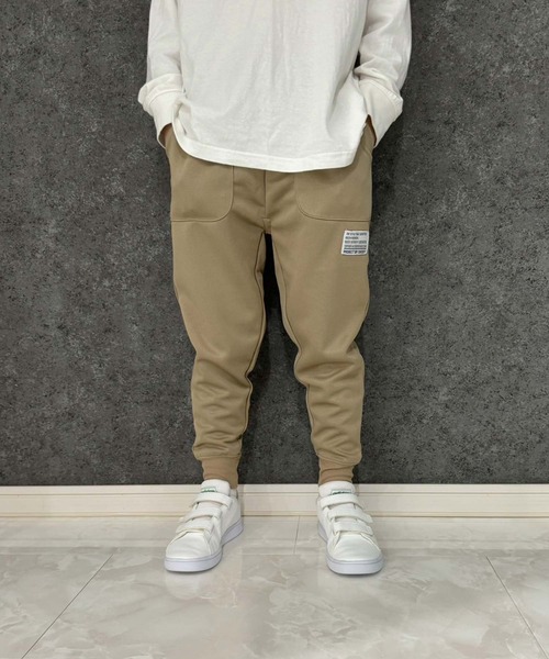 THE CASUAL（カジュアル）の「ダンボールニット　スウェットパンツ（スウェットパンツ・キッズ・チャコール/ベージュ/ネイビー/ベージュ系/杢グレー/ヘザーチャコール/ブラック/カーキ/その他/オレンジ/ダークグリーン・110cm/120cm/130cm/140cm/150cm/160cm）」の5枚目の写真