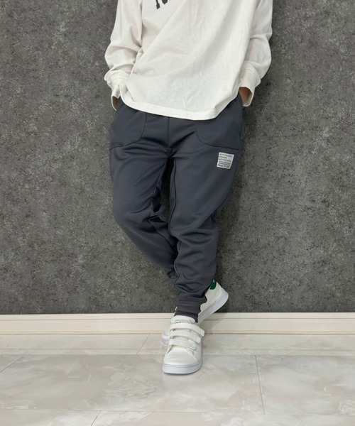 THE CASUAL（カジュアル）の「ダンボールニット　スウェットパンツ（スウェットパンツ・キッズ・チャコール/ベージュ/ネイビー/ベージュ系/杢グレー/ヘザーチャコール/ブラック/カーキ/その他/オレンジ/ダークグリーン・110cm/120cm/130cm/140cm/150cm/160cm）」の4枚目の写真