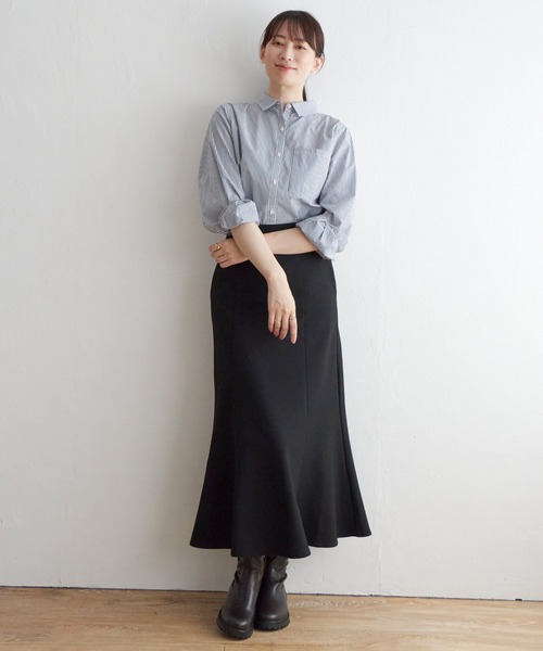 ikka(イッカ)の「あたたか Beasystretch スカート(スカート・レディース・その他4/その他1/ブラック・L/M/S)」の11枚目の写真